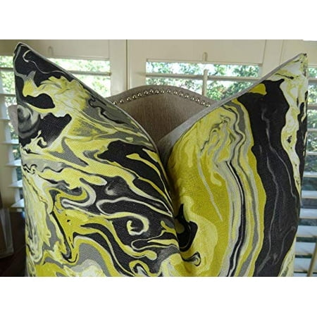 Plutus Coussin en Forme de Marbre Fait Main, (12 Pouces x 25 Pouces)