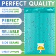 thumbnail image 3 of Teal Bubble Mailers Self Seal, 8.5 x 11 Inch. 25 Pack Bubble Packaging Envelopes for Shipping. Durable Sealed Mailing Envelopes Bubble Padded. Waterproof Bubble Bags for Shipping, 3 of 7