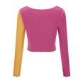 thumbnail image 5 of Vedolay Women's Tops Tunic Puff Long Sleeve Sweatshirts Women Casual Blouses for Leggings Orange,XL, 5 of 5