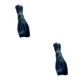 thumbnail image 4 of Qarigey de cuero, tobillera, cuerda trenzada, llavero recortable, cordón para bolsa, cuerdas, bricolaje, artesanía, accesorio, negro, azul Azul negro 2Conjunto, 4 of 6