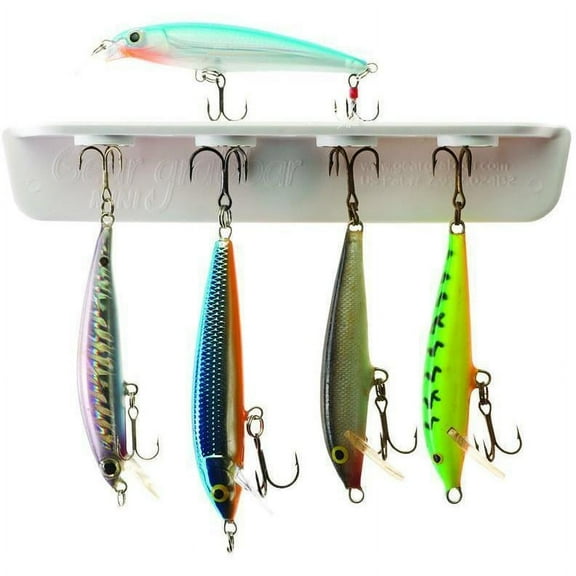TH Marine Tackle Mini Magnetic Lure Holder  Tackle Organizer, White