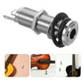 thumbnail image 2 of Miangastore Silver Bass Guitar Barrel Jack Socket Input Plug For Stable Signal Transmission And Enhanced Sound Quality, 2 of 8