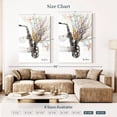thumbnail image 4 of Elephant Stock The Jazz Saxophone Wall Art - Vertical Canvas Wall Art - Living Room Wall Decor - Music Canvas - Gray And White Decor By Ashvin Harrison - 34" x 51", 4 of 8