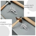 thumbnail image 3 of KALLORY 4pcs Hammock Chair Spring Hooks Steel Load Bearing for Gym Equipment, 3 of 8