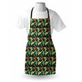 thumbnail image 4 of Butterfly Apron, Colorful Silhouettes and Outlines Insect Animals of the Spring Season Pattern, Unisex Kitchen Bib with Adjustable Neck for Cooking Gardening, Adult Size, Multicolor, by Ambesonne, 4 of 4