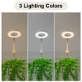 thumbnail image 3 of Luz para acuarios Unique Bargains, luz para acuarios, luz USB para acuarios pequeños, lámpara para acuarios con temporizador de rotación 360° redonda - Blanca, 3 of 7
