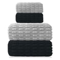 thumbnail image 1 of 4 PCS Juego de Toalla de Coral Grande Toallas de Baño Ultrasuave Toalla de Mano Absorbente para Baño, Hotel, SPA, Deportes, Piscina, 1 of 7