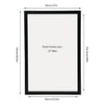 thumbnail image 2 of 1 PCS NEW LED Backlit Movie Poster Art Picture Frame Light Box Advertising Display, 2 of 11
