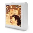 thumbnail image 6 of Plug in Dimmable LED Night Light with Dusk to Dawn Auto Sensor, Adjustable Brightness, Warm Light, Auto On/Off Nightlight for Bathroom, Hallway, Nursery, Bedrooms - Klimt: Mother and Child, 6 of 7