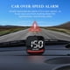 thumbnail image 5 of Riwesomey Velocímetro Digital preciso HUD frontal del coche, odómetro, tiempo de conducción, distancia, pantalla frontal, alarma de exceso de Paneles de instrumentos para automóviles, 5 of 6