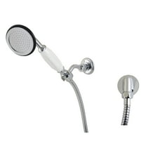 Kingston Brass KX10201BE Vintage Hand Shower Kit, Polished Chrome