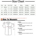 thumbnail image 3 of CHGBMOK Dress Shirts for Men Casual Buttons Print Turndown Short Sleeve Shirt Blouse M-3XL, 3 of 5
