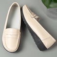thumbnail image 2 of Xucatan Women's Floral Embroidered Up Oxford Shoes, Round Toe Closed Toe Low Block Heel Flats with Chunky Sole, Faux Leather British Style Casual Footwear, Versatile Spring Office Walking Shoes Gift, 2 of 6