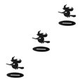 thumbnail image 2 of Maytalsory 1/2/3/5 Unique New Halloween Black Riding Witch - Exquisite Workmanship Fashionable And Festive Making Broom Witch 3PCS, 2 of 6