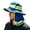 Blue, variant on Breathable Outdoor Work Hat With Protective Neck Coverage Wide Brim Sun Shield Style Cap For Construction Gardening And Outdoor Tasks