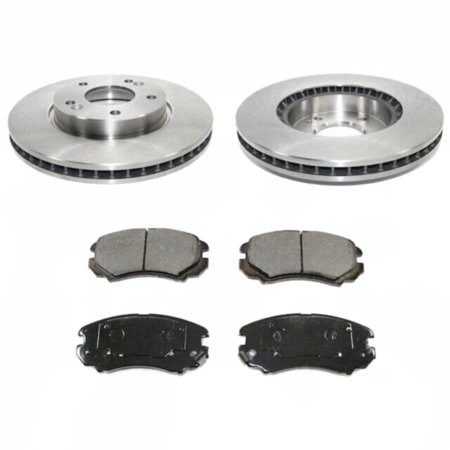 For 2010-2013 Kia Soul Hatchback Brake Pad and Rotor Kit Front