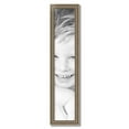 thumbnail image 2 of ArtToFrames 7" x 36" Aged White Gold Picture Frame, 7x36 inch Silver Wood Poster Frame (WOM-2036),  Pack, 2 of 7