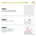 thumbnail image 3 of MervKing 20x20x1 Air Filter | MERV 11 | MPR 1000 - 1200 Ultra Pro | 12-Pack | Pleated HVAC AC Furnace Replacement Air Filters | Actual Size: 19.7" x 19.7" x 0.75", 3 of 6