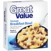 Great Value Sausage, Eggs, Potatoes Breakfast Bowl, 8 oz