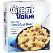 Great Value Sausage, Eggs, Potatoes Breakfast Bowl, 8 oz