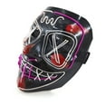 Light Up LED Halloween Party Scary Mask 3 Lighting Modes Glow In The