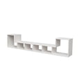 thumbnail image 6 of L-Shaped TV Stand for 55 Inch TV, Sectional Television Table with Storage case and Shelves, 2pcs L Shape Bookcase for Living Room Bedroom, Easy Assembly, White, 6 of 7