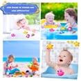 thumbnail image 4 of sixwipe 8 Pack Light Up Bath Toys, Water Activated LED No Hole Pool  Toys Set, Glowing Flashing Cartoon Animals Design for Toddlers 3+, Bath Time & Pool Party Fun, Gifts for Kids Boys Girls, 4 of 7