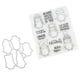 thumbnail image 5 of Sellos transparentes reutilizables, de material saludable, con patrón único y de amplia aplicación para proyectos de manualidades., 5 of 14