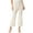 Natural, variant on Women's Gloria Vanderbilt x Christian Siriano Chrissie Cropped Flared Jeans Natural Beige 12