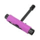 thumbnail image 3 of Llave en forma de T o de L para placas deslizantes, herramienta de mantenimiento de patinetas de 3 orificios de color morado, 3 of 8