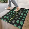 thumbnail image 4 of Green Dinosaurs MultiShapes Pattern Door Rugs,Washable Non Slip Door Mats Indoor,Decorative Door Mats,Entry Mat Indoor for Entrance,Bedroom,Kitchen,Bathroom,17"x30", 4 of 6