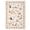 Beige, variant on FairOnly Cats & Flowers Printed Brown 2'x6' Runner Rug Ultra Thin Washable Pet Friendly Non Slip Rug for Kitchen Bedroom Bathroom