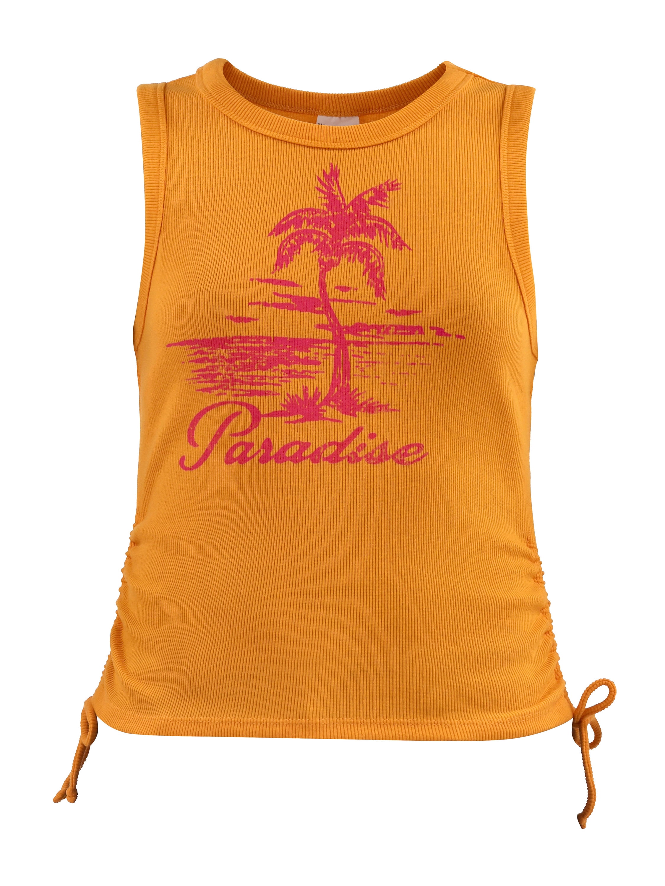 No Boundaries Side Cinch Graphic Tank Top, Women's