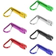 thumbnail image 2 of HTOOQ Mini LED Flashlight Keychains Portable Flashlight Keyring Carabiner Toys Bulk for Kids Party Favors Camping Hiking 15 Pcs - -, 2 of 5