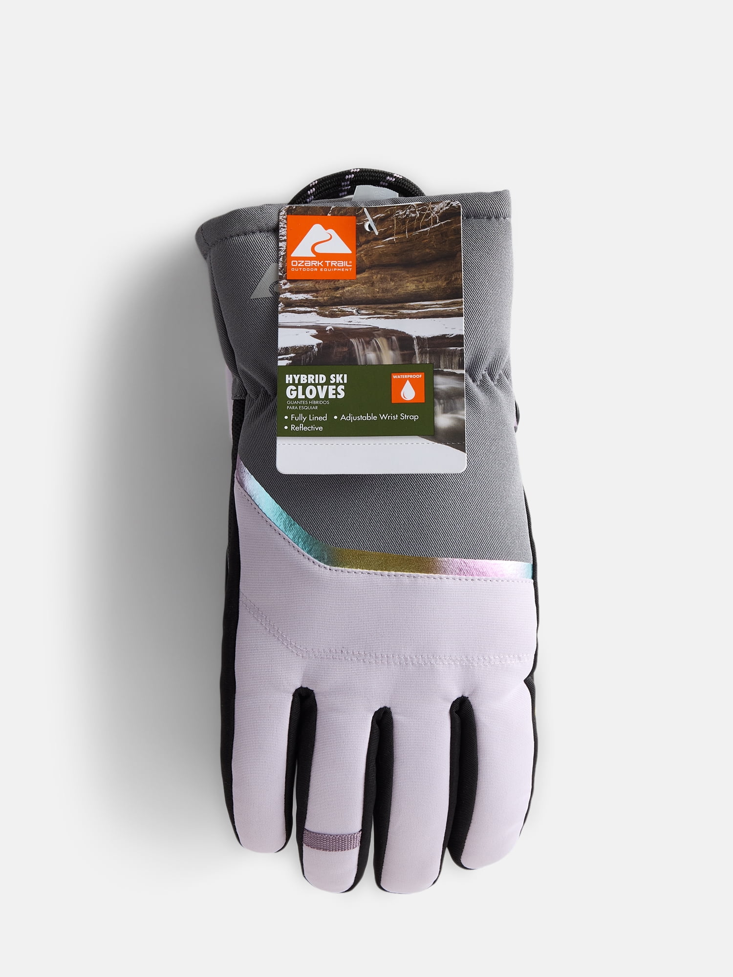 Ozark Trail Girls Hybrid Ski Gloves, Sizes S-XL