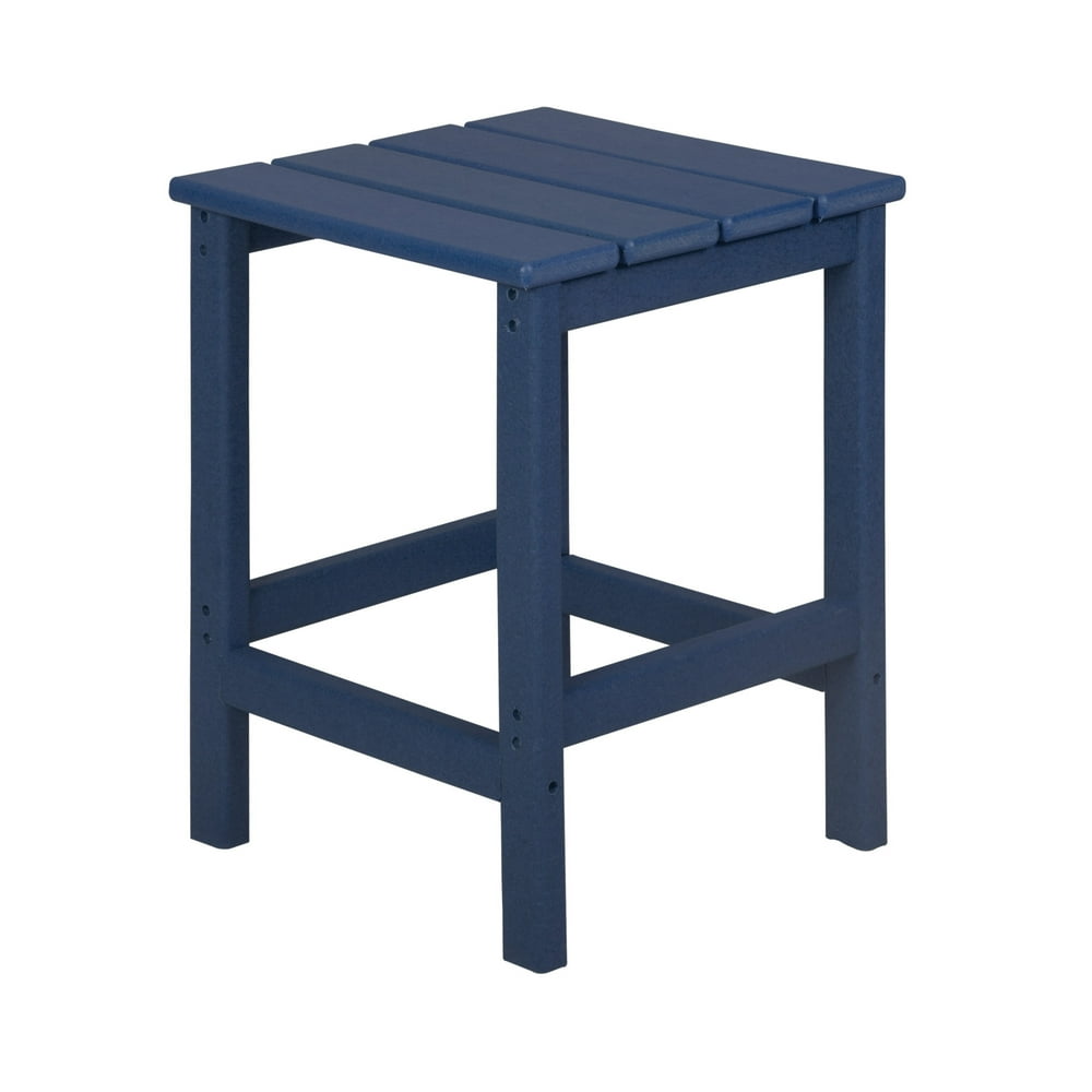 Westintrends Outdoor Patio Adirondack Side Table, Navy Blue Walmart