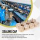 thumbnail image 3 of 8pcs Solid Brass Propane Bottle Caps Suitable For All 1lb Gas Refill Tank Cylinder Sealed Protect Ca, 3 of 5