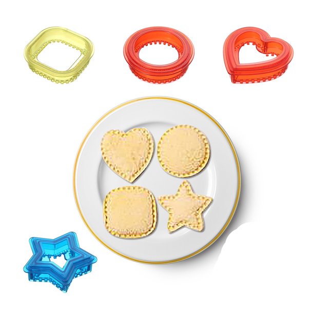 Sealers Kitchen Appliances Sandwich Cutter and Sealer, Set of 4 Diy