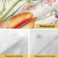 thumbnail image 4 of Spring Tulips No Hooks Shower Curtain with Snap-in Liner Dragonfly Flower Shower Curtains for Bathroom, Waterproof, Easy Install, Washable 72"x84", 4 of 9