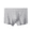 Light Mottled Grey, variant on XBASW Men's Boxer Briefs Cotton Stretch Underwear Breathable Undies Plus Size Underpants for Mens L-4XL