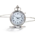 thumbnail image 4 of Vintage Pocket Watch Smooth Quartz Pocket Watch with Chain Number Pocket Watch Antique Pocket Watch for Men Dad Birthday Bronze, 4 of 5