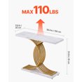 thumbnail image 3 of VEVOR Table Console Étroite pour Sofa Table de Canapé 39,4 Po pour Entrée et Salon, 3 of 9