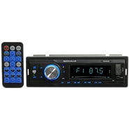 PYLE PLR14MPF - In-Dash AM/FM-MPX MP3 Shaft Style Dual Knob Radio w/USB ...