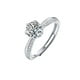 thumbnail image 1 of Anillo Xtellar De Compromiso 925 Plata Mujer Moissanite Joyeria Fina plateado, 1 of 4
