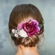 thumbnail image 3 of 4 Uds. Peineta para el pelo para mujer, elegante peineta de flores, peineta floral hecha a mano, accesorios para el cabello de moda, peineta de tiara nupcial para boda, peineta de, 3 of 5
