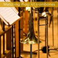 thumbnail image 6 of EASTROCK Adjustable Trombone Stand - Retractable Tripod Base with Non-Marring Support & Foldable Legs, 6 of 6