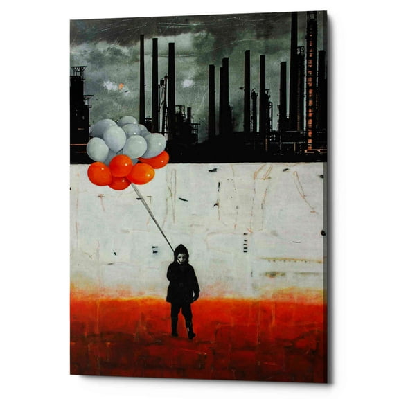 Epic Graffiti 'Life Me Up II' by DB Waterman, Canvas Wall Art, 26"x40"