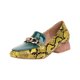 thumbnail image 2 of Sandalias de verano para mujer de tacón bajo de cuero con patrón de serpiente artificial a la moda Wmkox8yii shkj713, 2 of 9