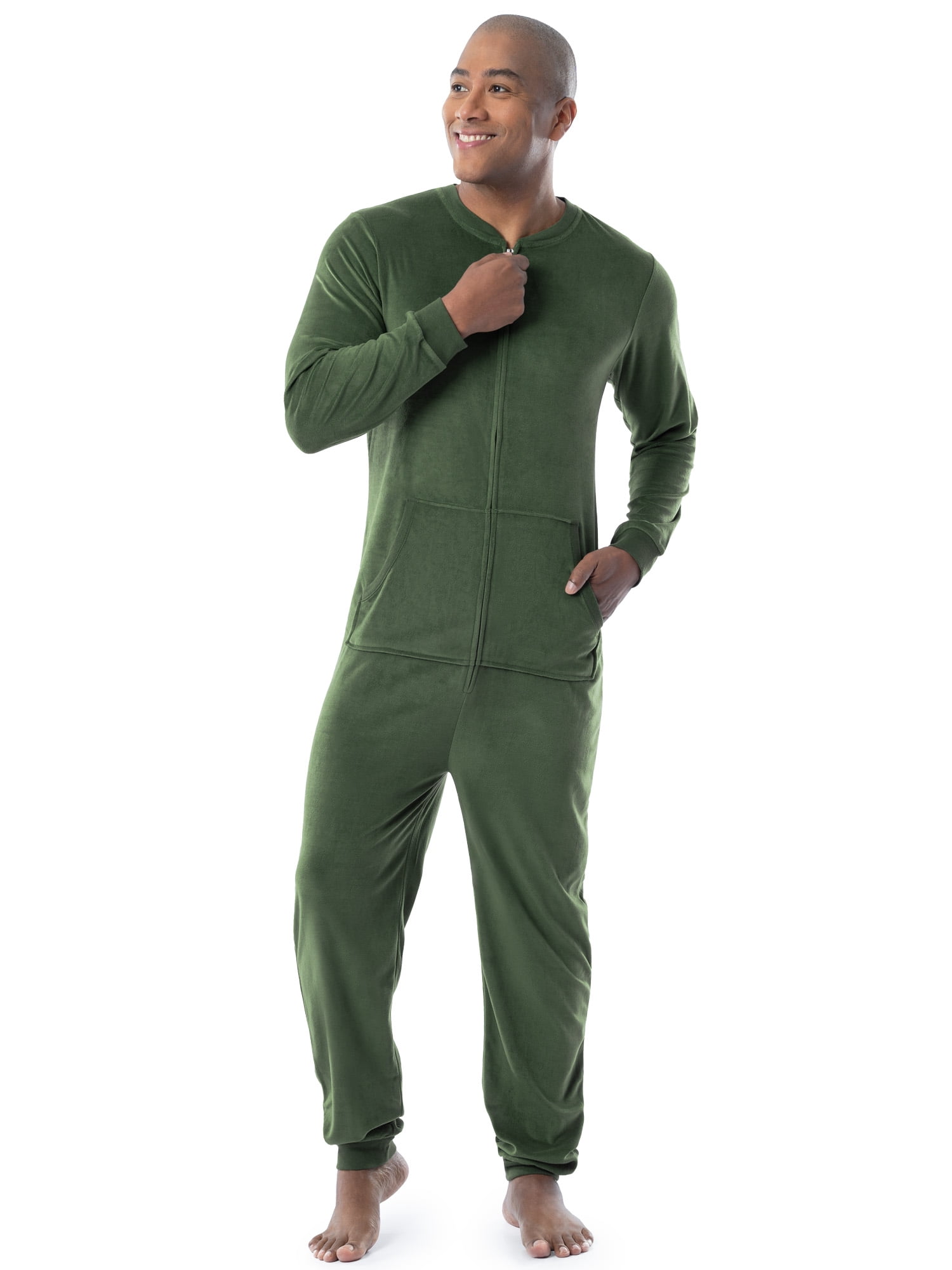 Fruit of the Loom Men's Solid & Printed Pajama Union Suit, Sizes S-5XL