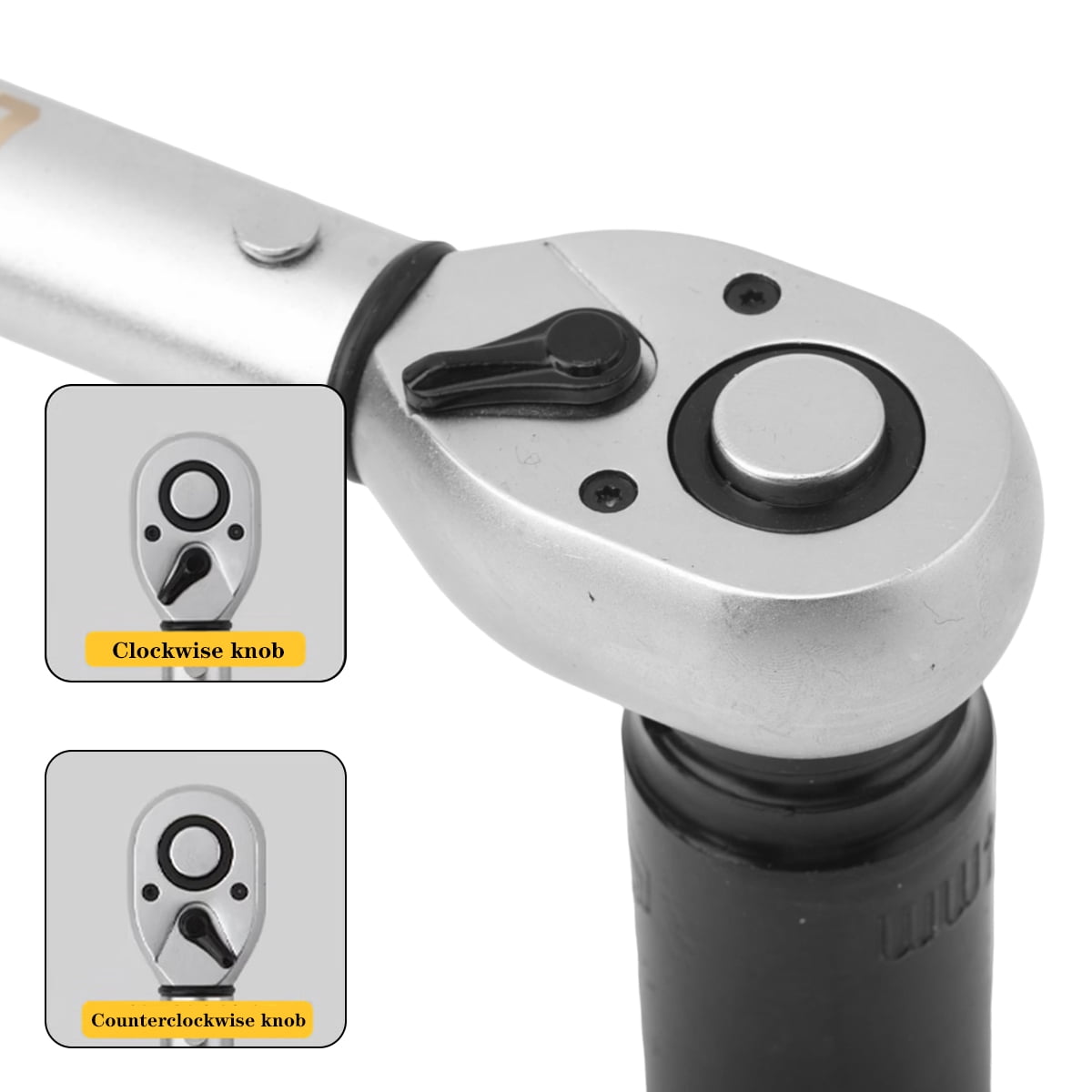 LIYU Preset Click Torque Wrench,1/2 Inch Drive 60-330Nm(44.25-243.4Ft-lbs),72-Tooth Reversible Ratchet Precision Torque Wrench with Storage Case for Truck & Large Vehicle Tire Repair